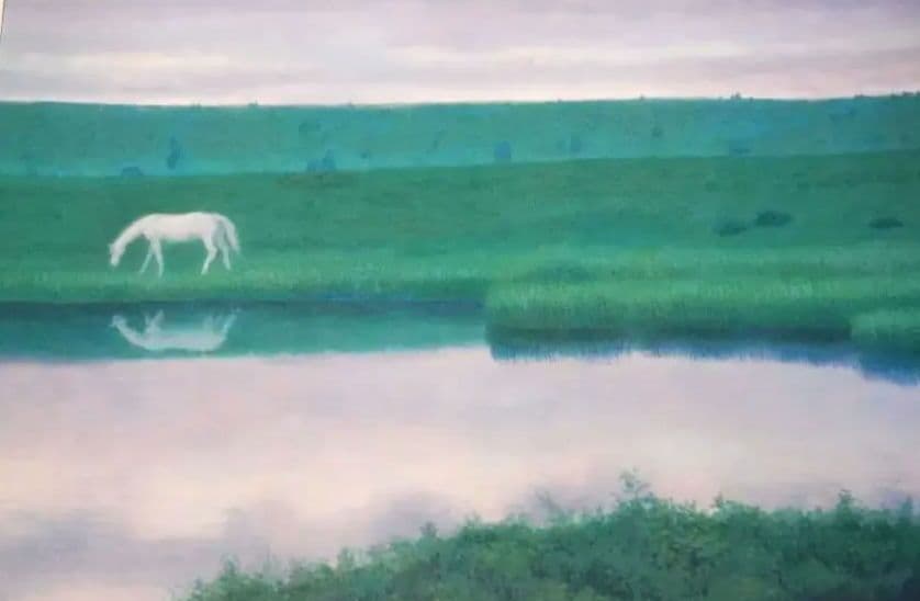 東山魁夷 「白馬幻想」箱入アートシート　作品集　全18作品