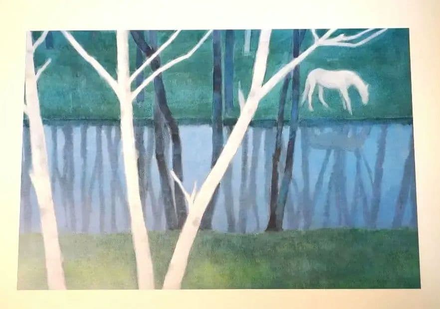 東山魁夷 「白馬幻想」箱入アートシート　作品集　全18作品