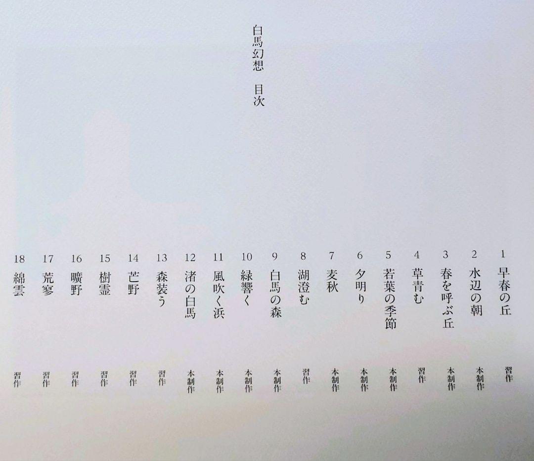 東山魁夷 「白馬幻想」箱入アートシート　作品集　全18作品