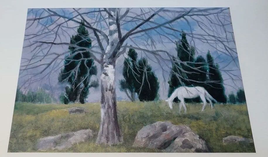 東山魁夷 「白馬幻想」箱入アートシート　作品集　全18作品