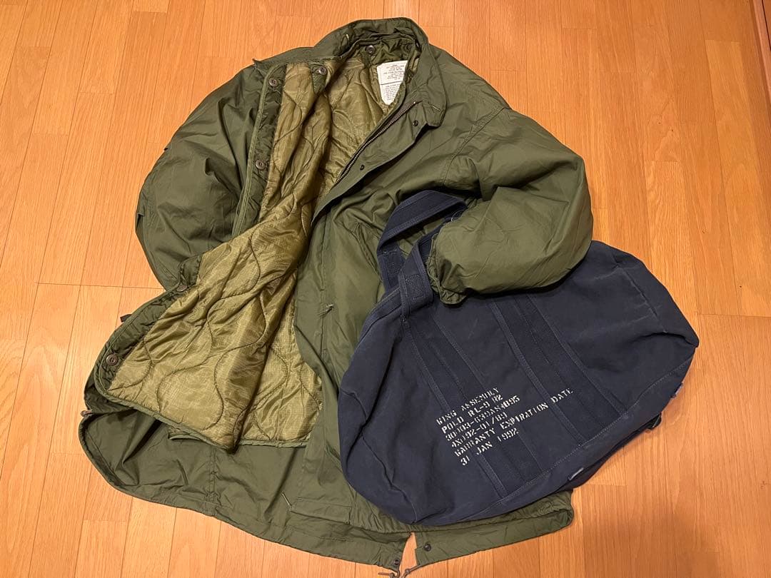 ポロラルフローレン ミリタリーボストンバッグ デッドストック ユーズド加工