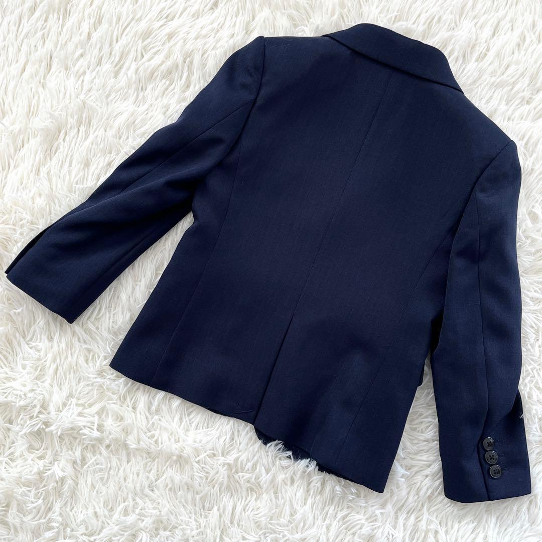 120cm⭐︎フォーマル　4点セット　男の子　ネイビー　新品　入学式　スーツ　水色