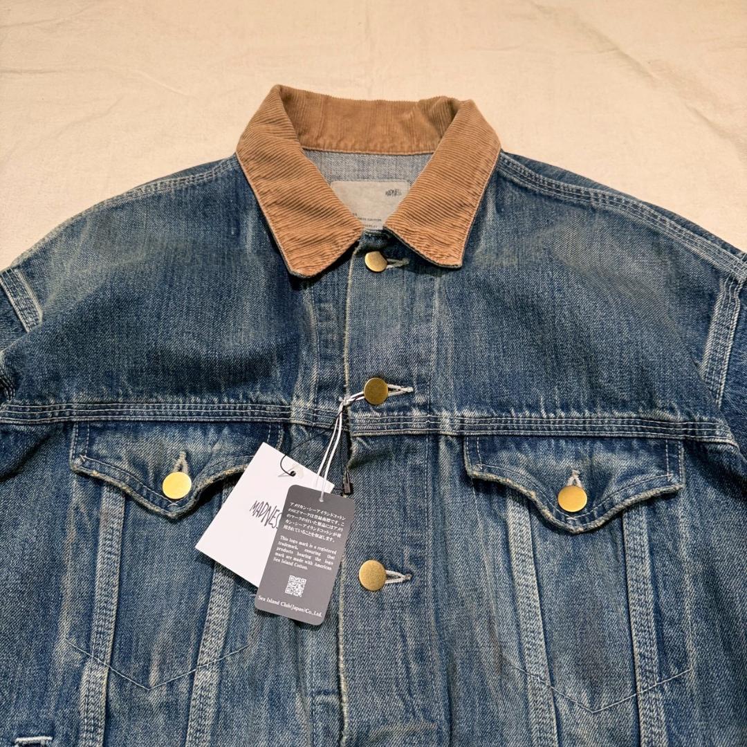 25aw新品 MADNESS マッドネス デニムトラッカージャケット M