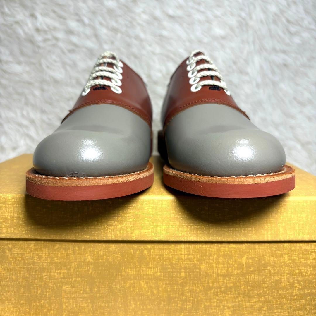 【未使用品】REGAL リーガル 2452 プレーントゥ 羽根 サドルシューズ