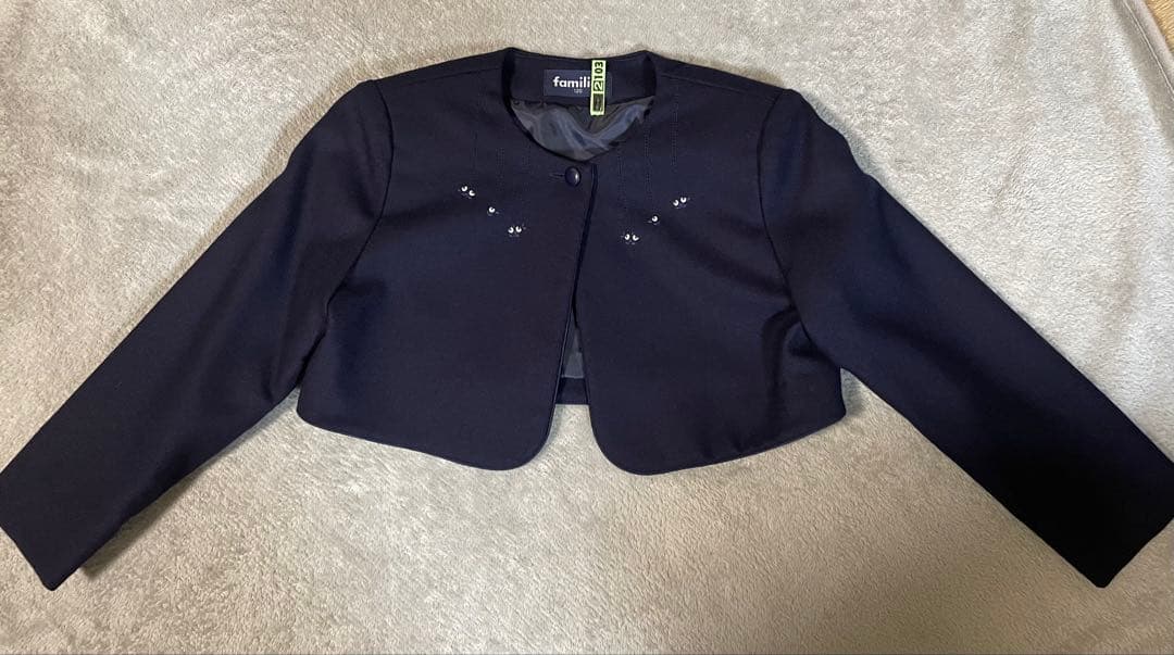 小学校受験　ファミリア フォーマル 濃紺