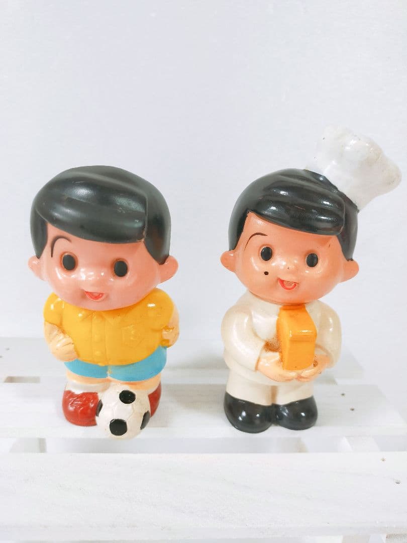 【希少】信用金庫 ソフビ 貯金箱　昭和レトロ／激レア　9個セット