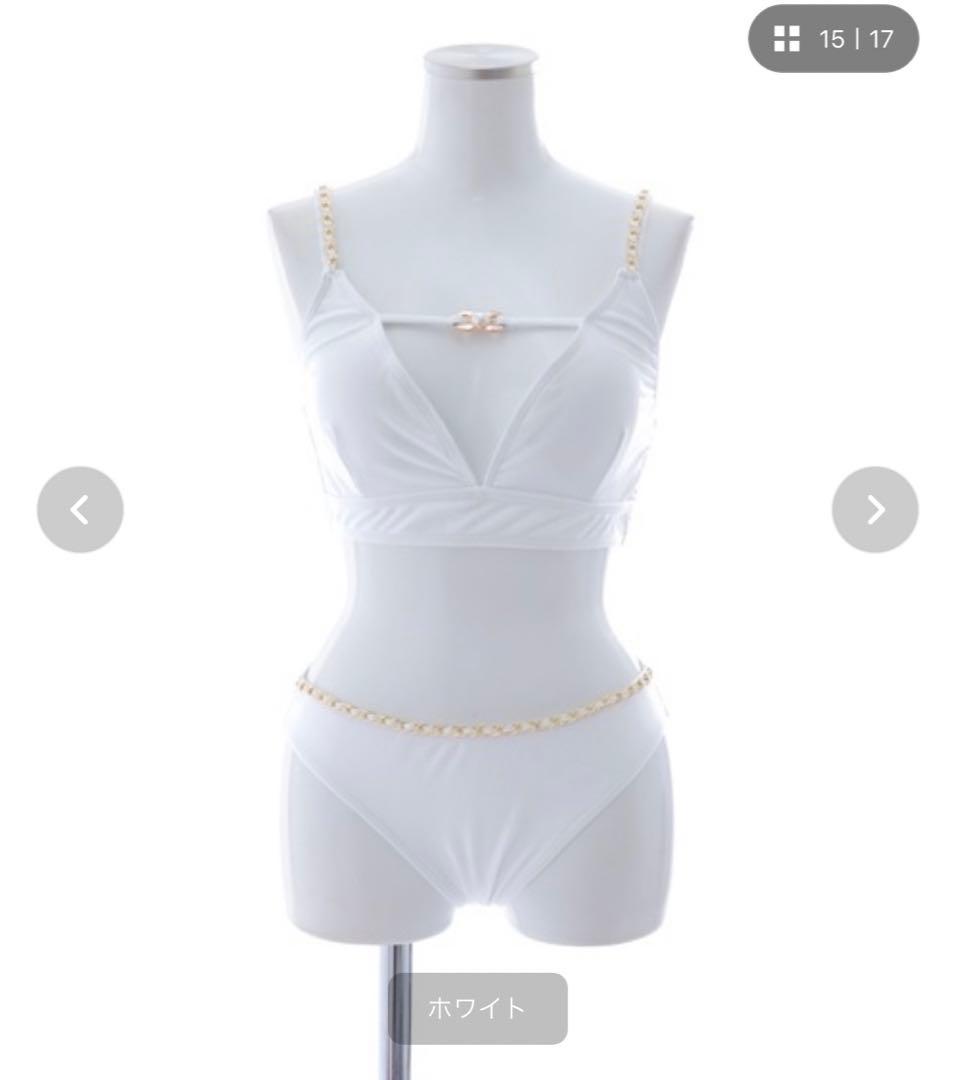 sugarnine バストパール＆ショルダーチェーンビキニ2点セット　Sサイズ