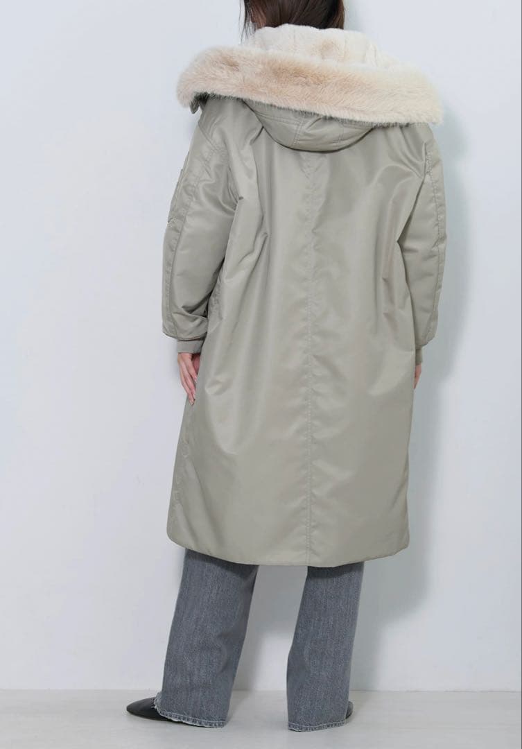 新品タグ付きアッパーハイツTHE U-2 LONG HOODIE アウターMA1