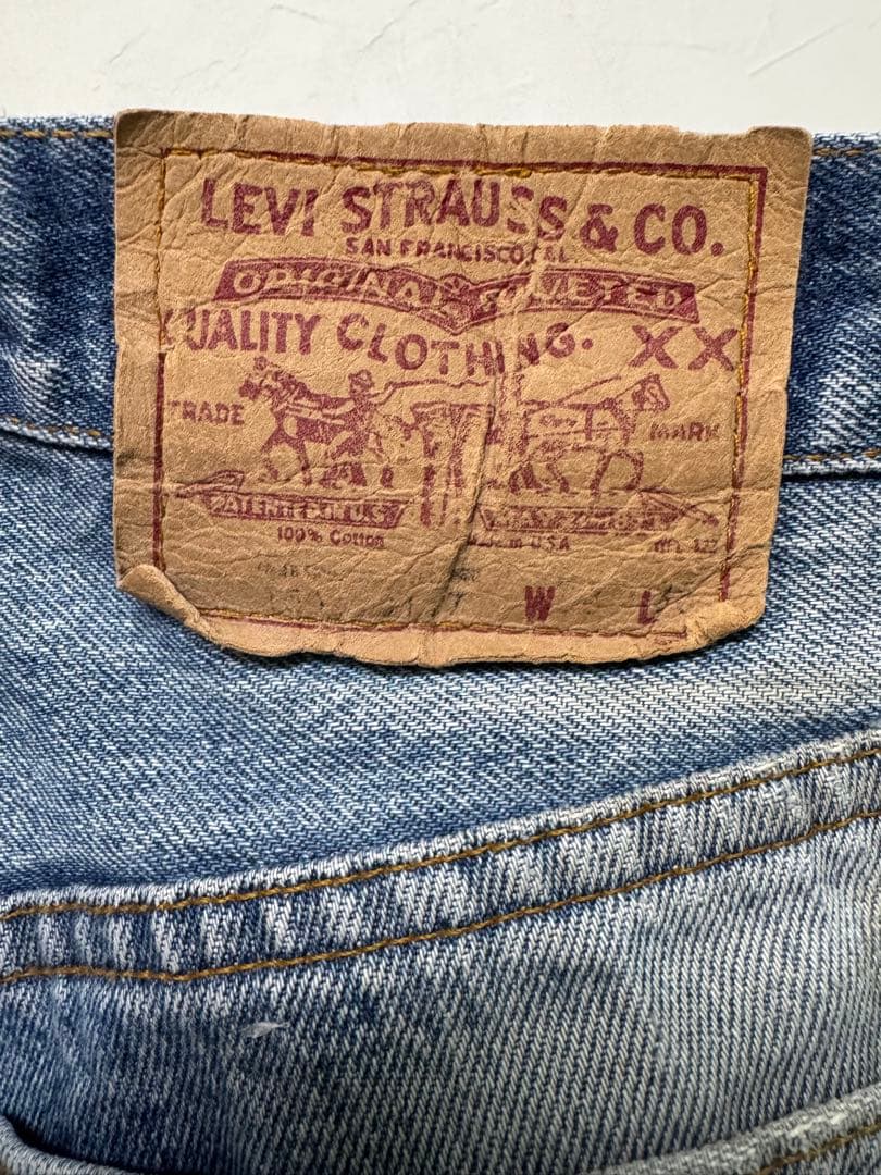 80s levis 501 levi's ボロ　クラッシュ　デニム　ジーンズ