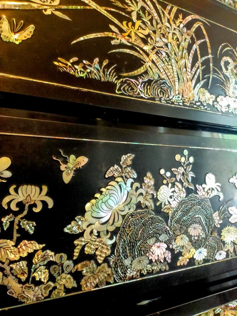 高級 螺鈿細工 韓国 漆器 伝統工芸 定価100万円以上