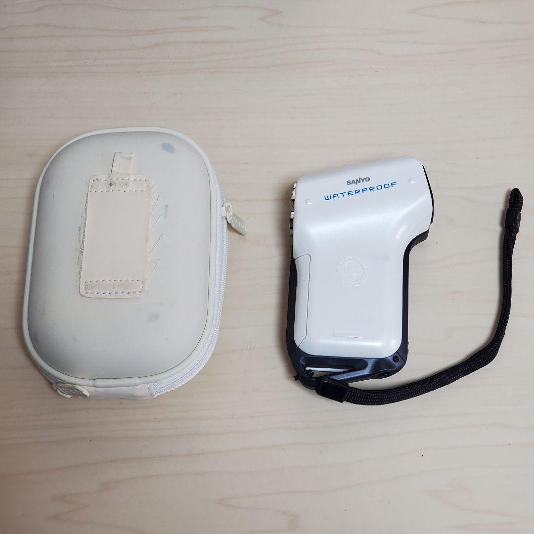 希少 外箱、純正ケース付 SANYO Xacti DMX-CA8 ブルー