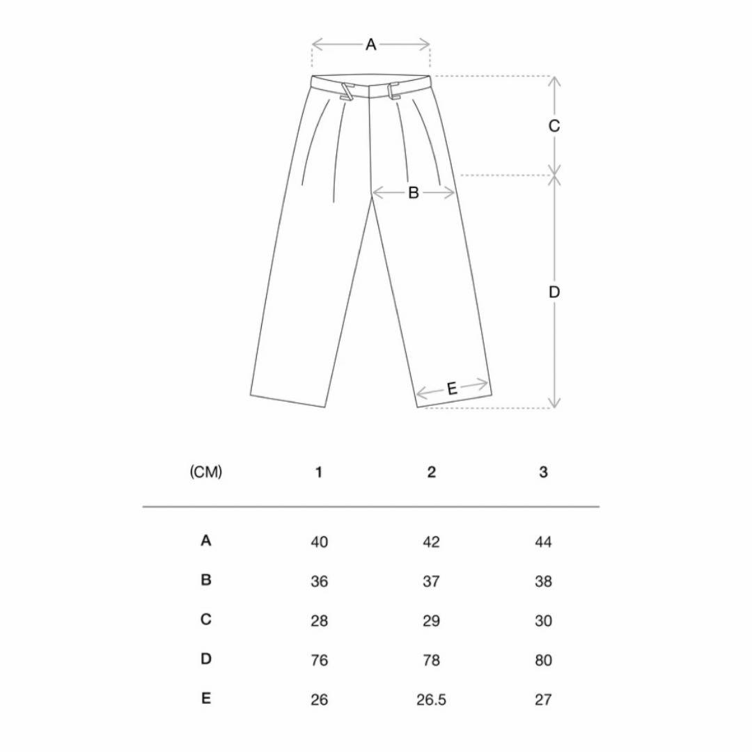 パンツ simply complicated LOOSE FIT CHINO BEIGE