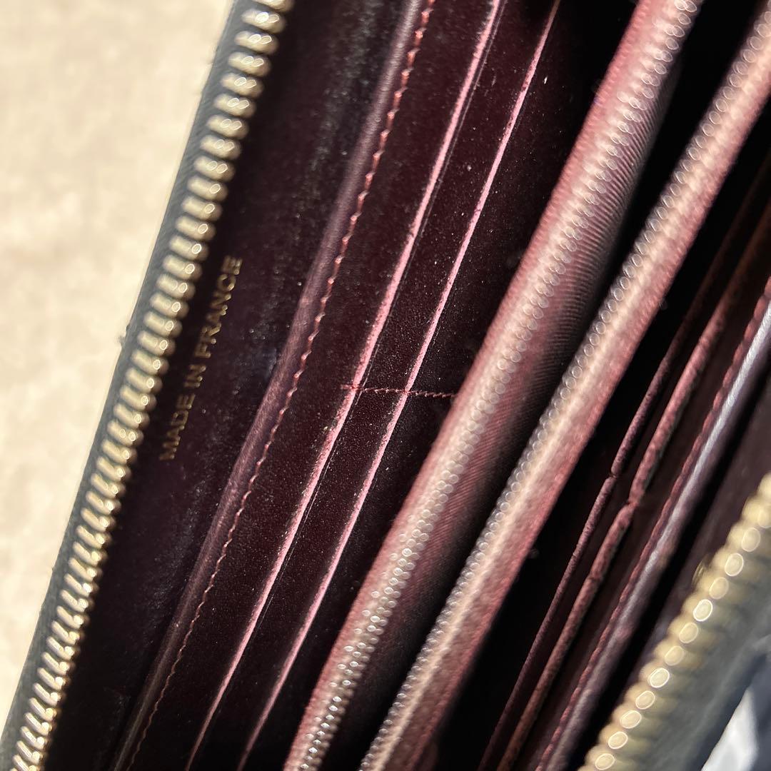 CHANEL シャネル キャビアスキン 黒 長財布