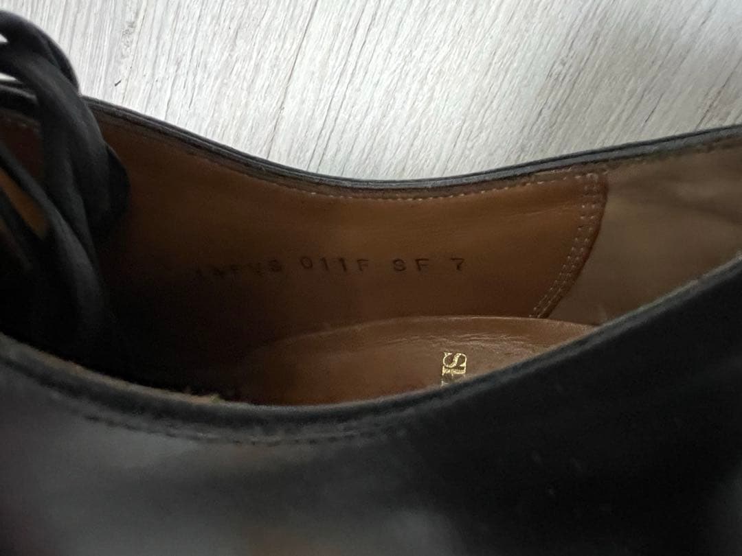 シェットランドフォックス 011F ケンジントン2 ストレートチップ ブラック