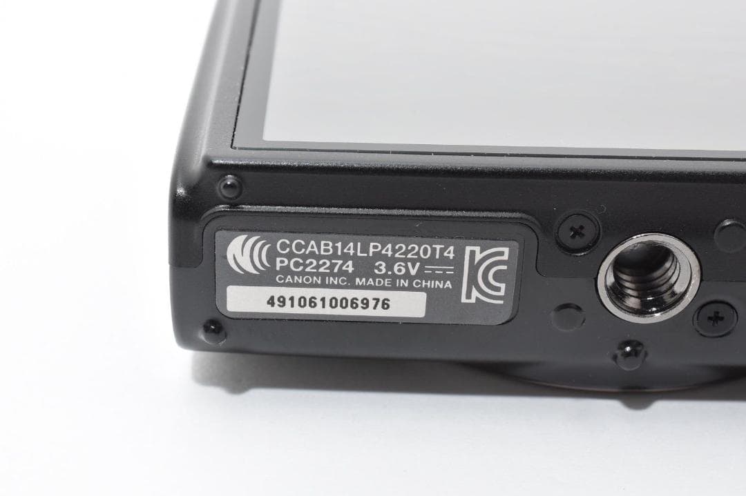 【美品】 キヤノン CANON IXY 650 コンパクトデジタルカメラブラック