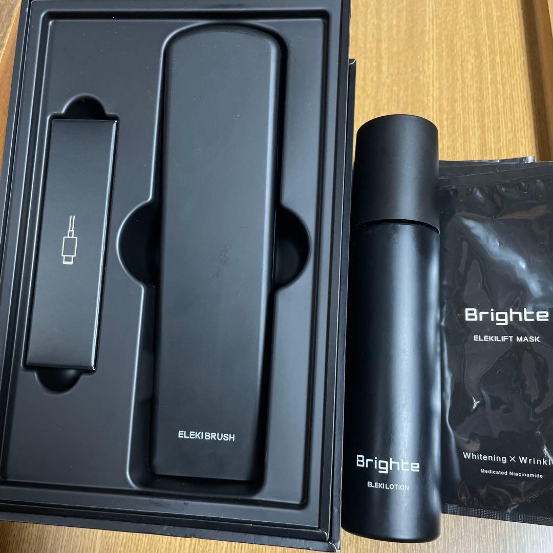 Bright美顔器☆エレキローション(化粧水)☆薬用シートマスク6枚セット