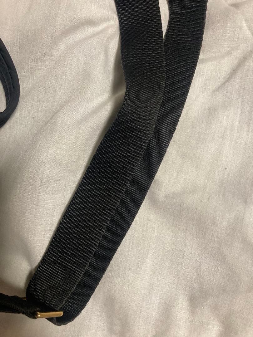 【ひな】Anya Hindmarch クロスボディ 黒 ショルダー バッグ