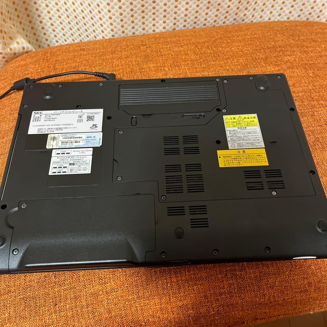 NEC LaVie PC-LL750HS6W ノート