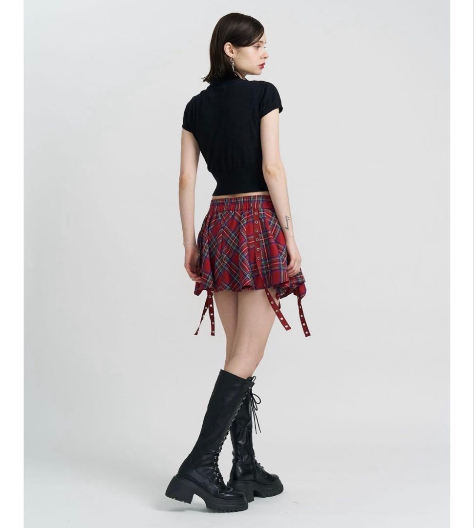 jouetie アシメヘムベルテッドミニスカート