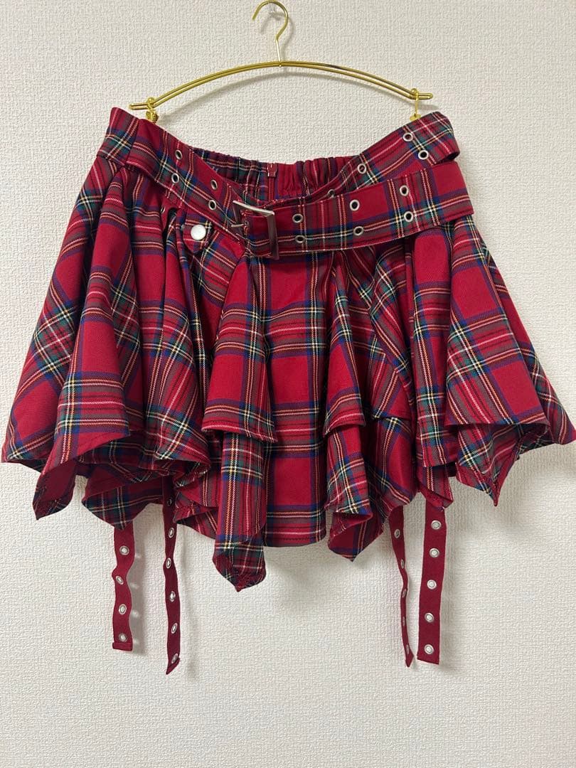 jouetie アシメヘムベルテッドミニスカート