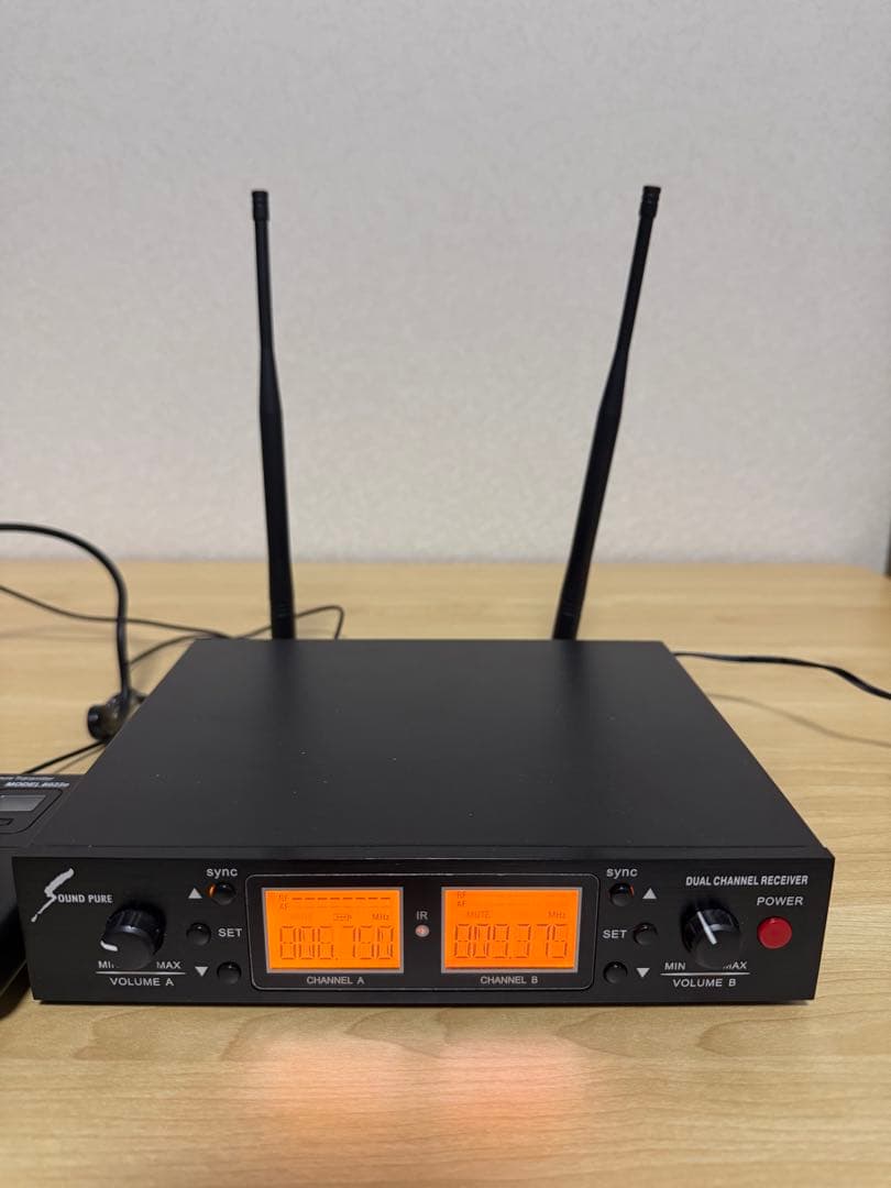 SP-WH01/8022eサウンドピュア　ワイヤレスマイク　受信機　付属品