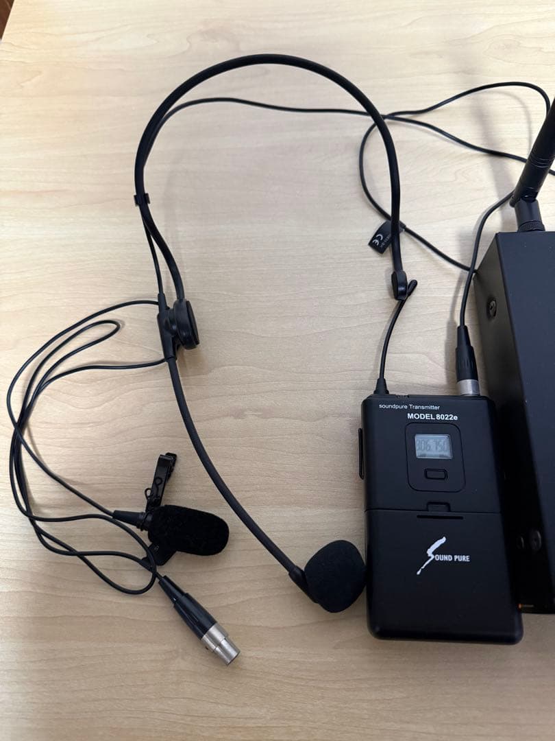 SP-WH01/8022eサウンドピュア　ワイヤレスマイク　受信機　付属品