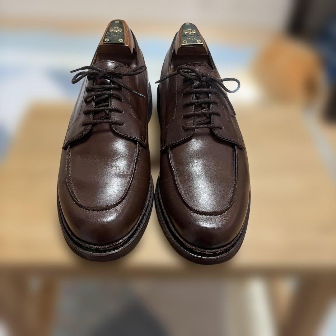 [美品]バーウィックBerwick 4477 ダークブラウン　シューツリー付