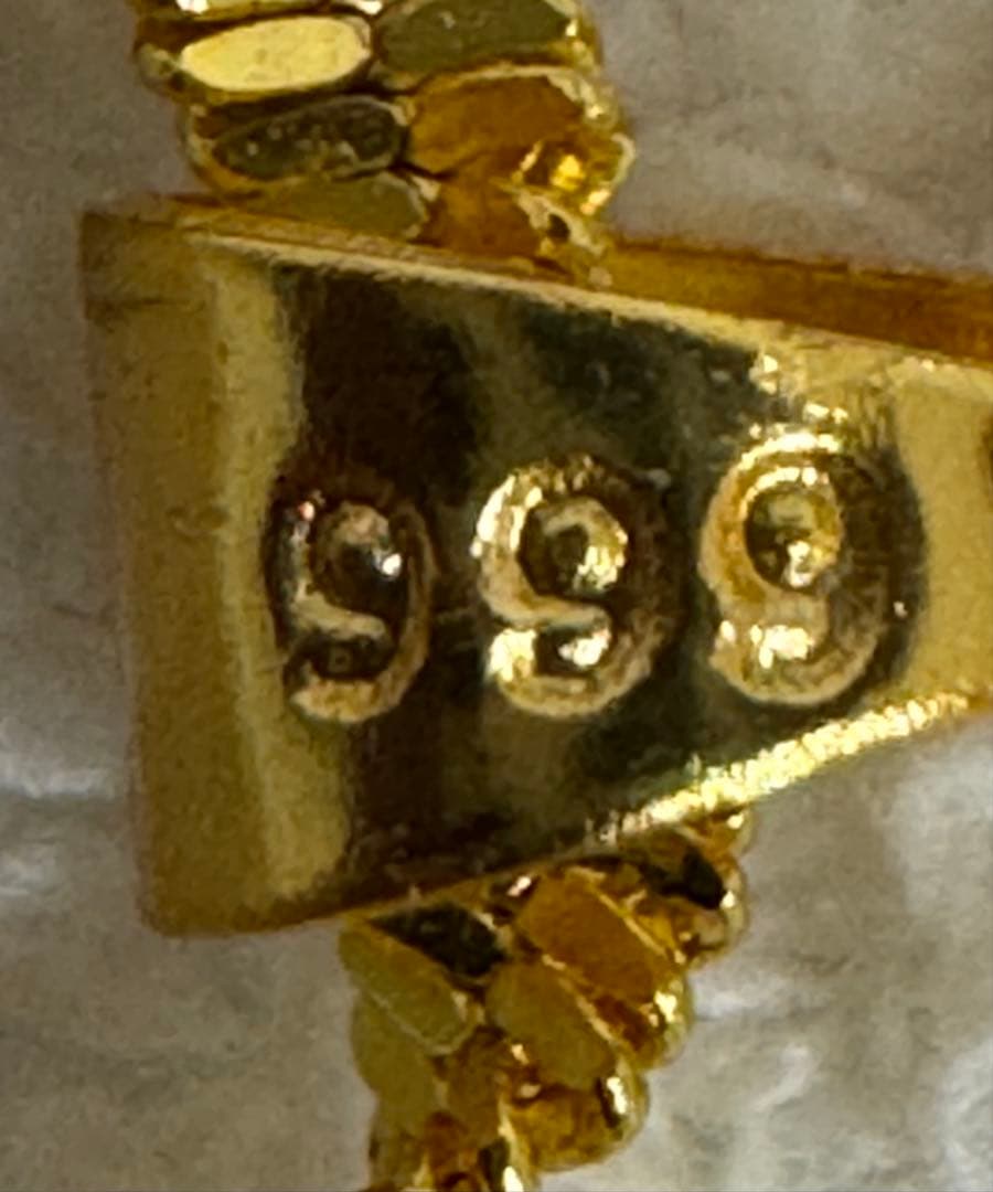 新品　ゴールド Cロゴ ネックレス　999刻印有り　5g 即購入可