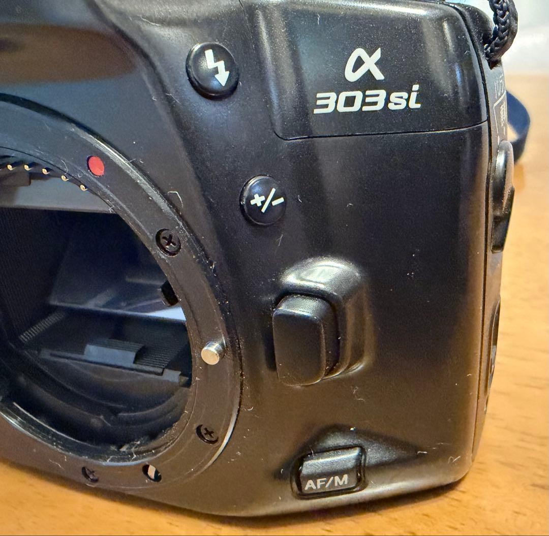 Minolta 一眼レフカメラα-303si Tamronレンズセット