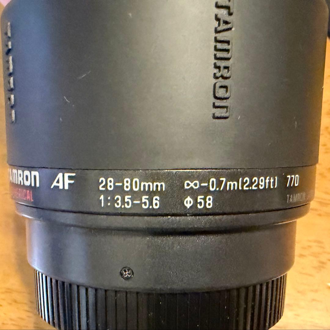 Minolta 一眼レフカメラα-303si Tamronレンズセット