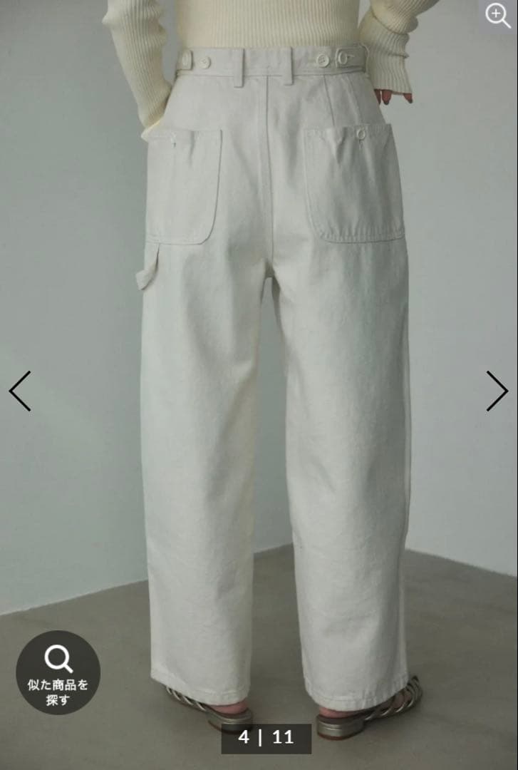 パンツ BLACK BY MOUSSY wide painter pants