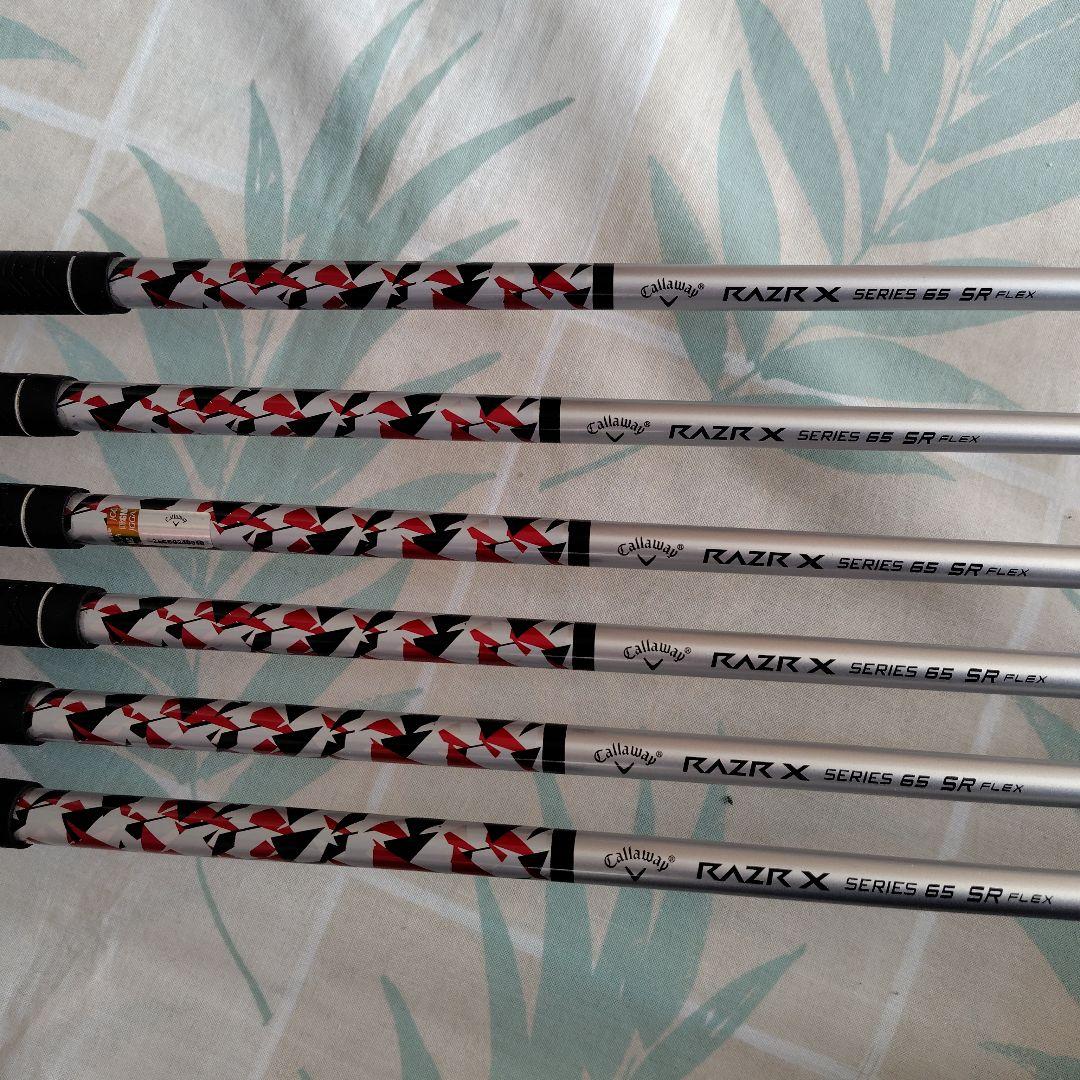 Callaway RAZR X BLACK メンズアイアンセット 6本