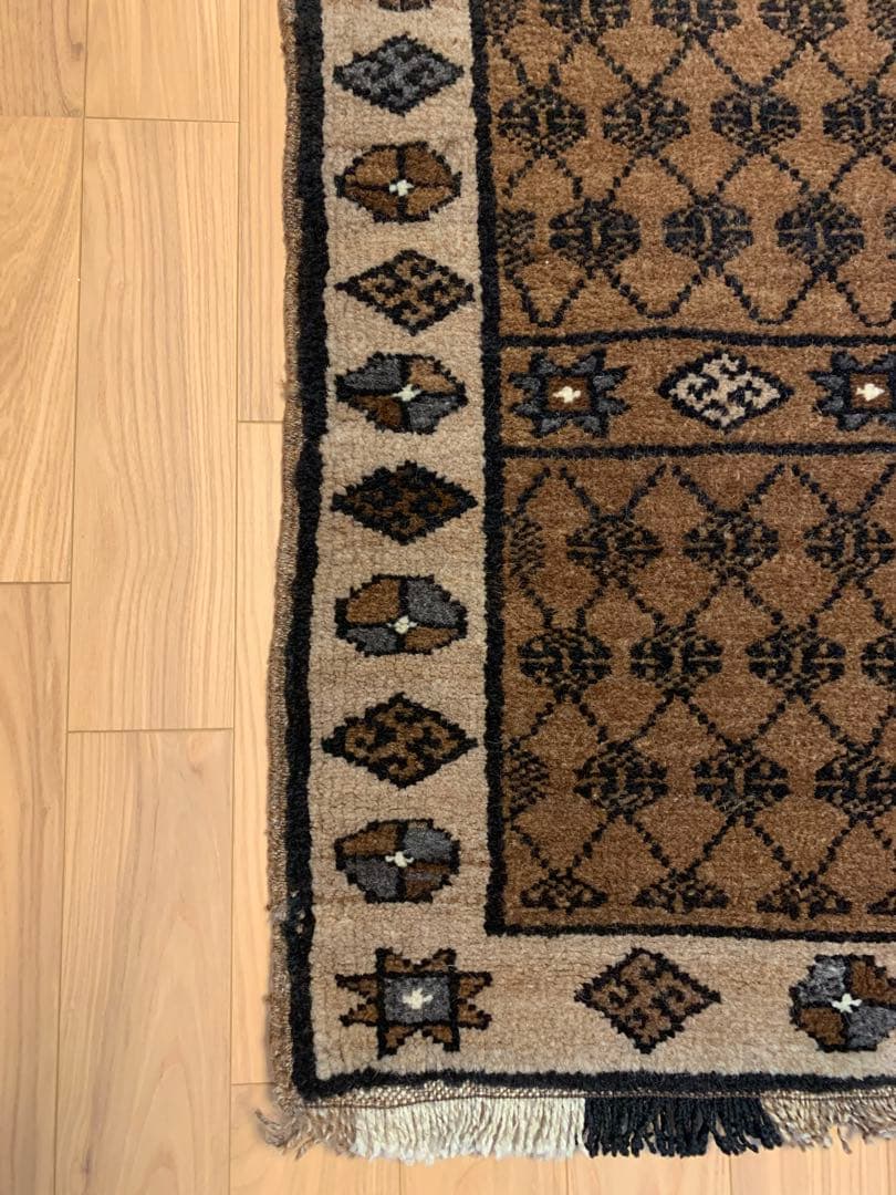 トルコ　ヴィンテージラグ　カルス　ヤストゥック　57×90cm　ギャッベ　トゥル