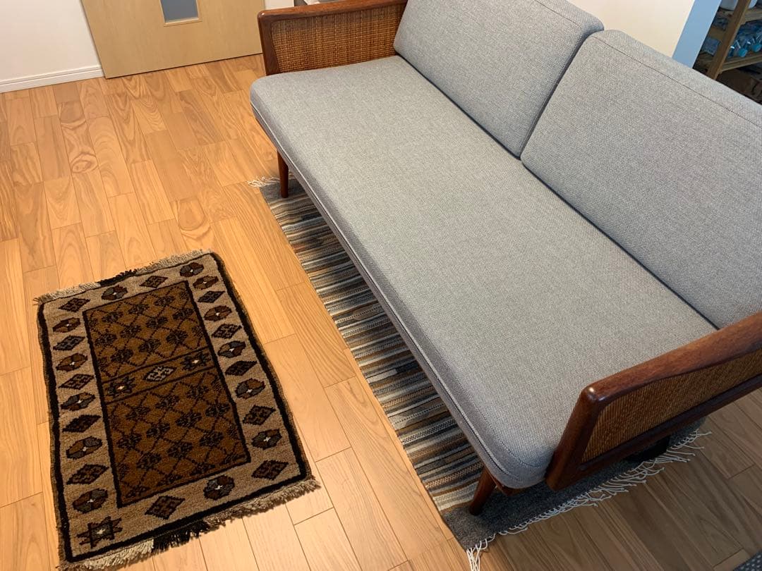 トルコ　ヴィンテージラグ　カルス　ヤストゥック　57×90cm　ギャッベ　トゥル