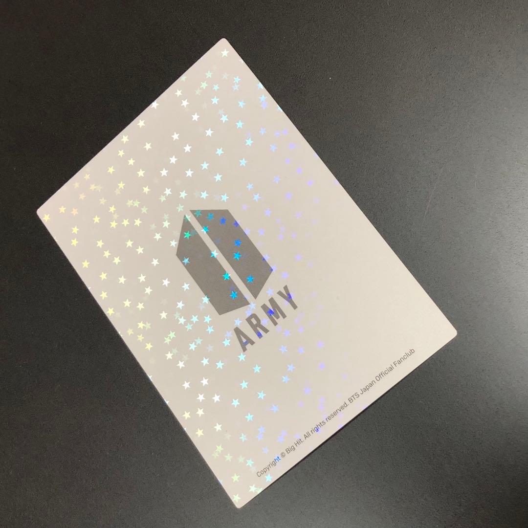 BTS トレカ ユンギ　SUGA