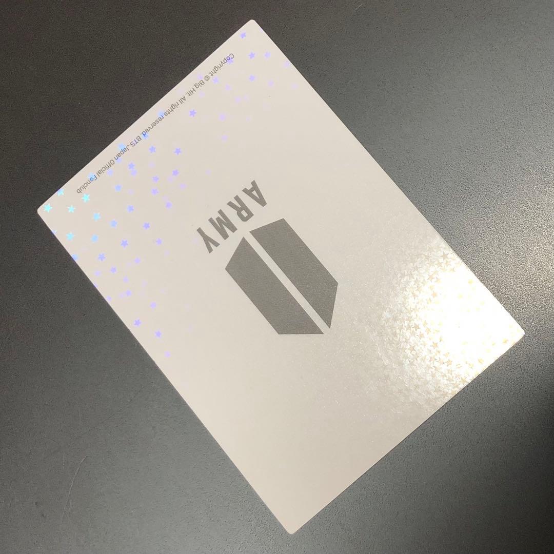 BTS トレカ ユンギ　SUGA