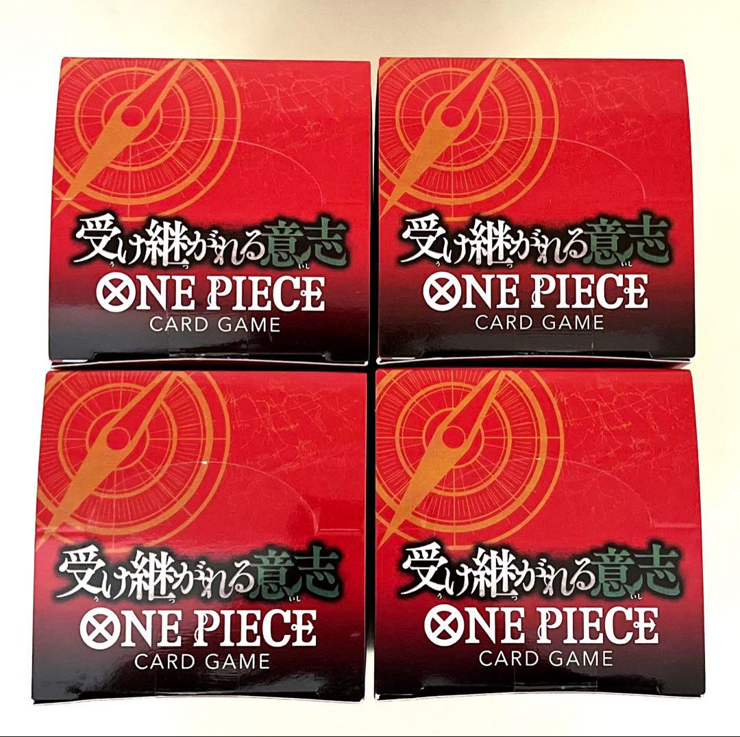 ワンピースカード　受け継がれる意志　4BOX 3周年！トレジャーキャンペーン付き