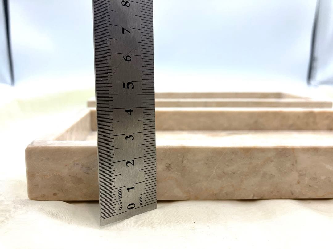 高級天然大理石 高級アメニティートレー　プレート 2つセット ②