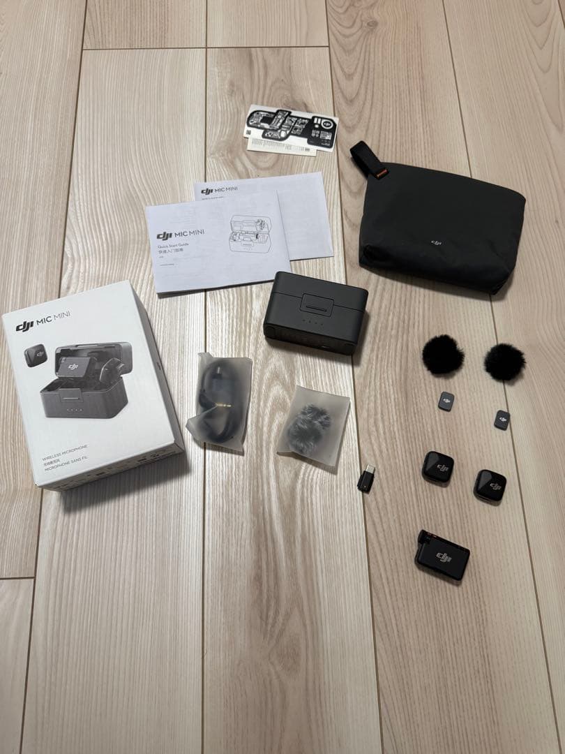 【匿名配送】DJI マイクミニ　2Tx+1Rx+充電ケース