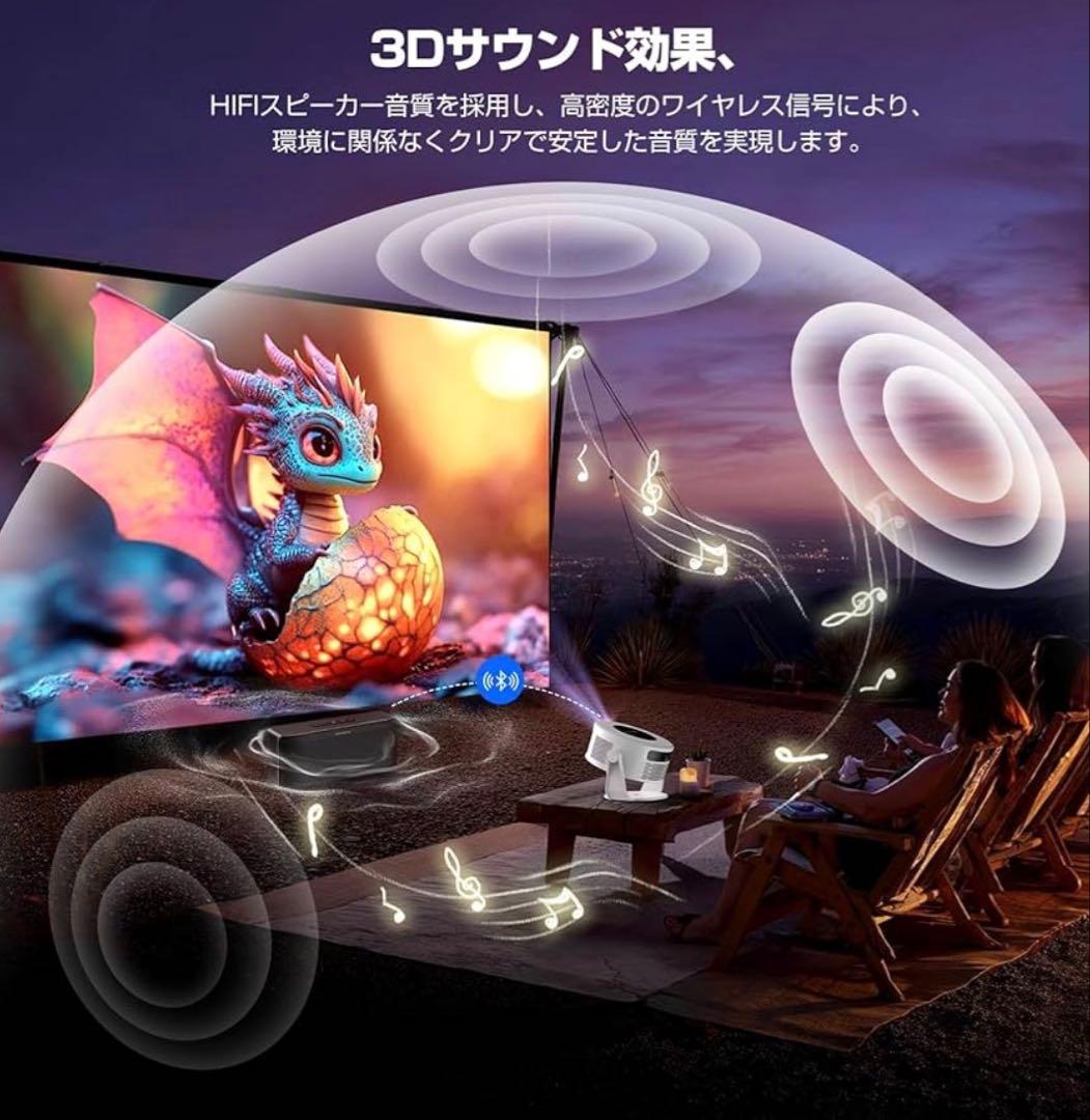 プロジェクター GoogleTV搭載 8K対応HDR高画質1400Ansi