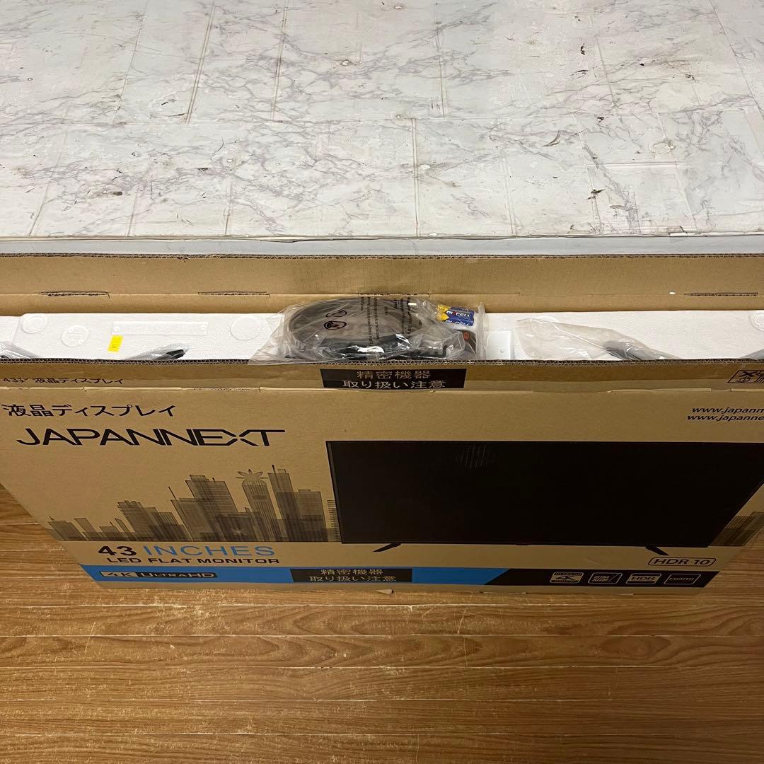 即日受渡❣️全国送料込JAPANNEXT 43インチ 大型 モニター4K新品未使用