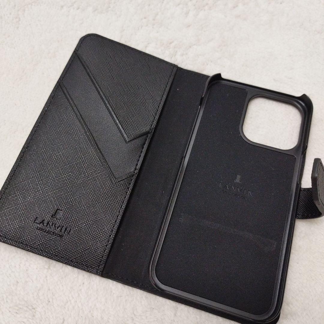 【美品】LANVIN ランバン　iPhone 14 pro　スマホケース