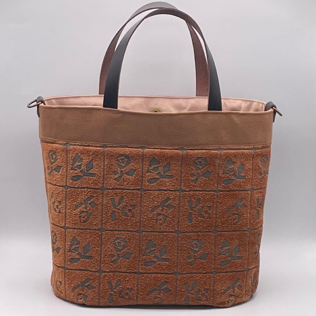 ㉝ミナペルホネン*Luluトートバッグ ハンドメイド