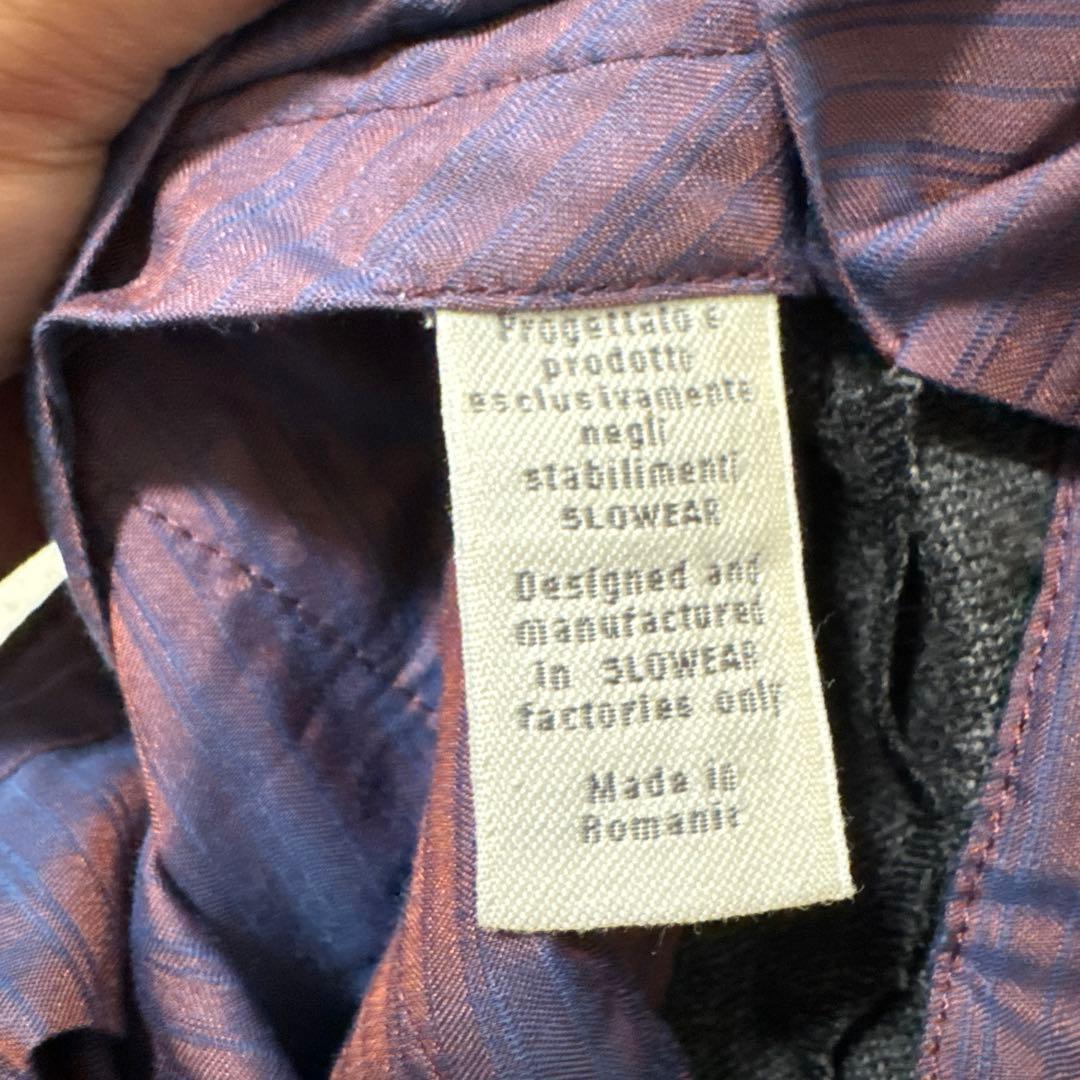 75 未使用　インコテックス　スラックス　グレー　ツイード　46