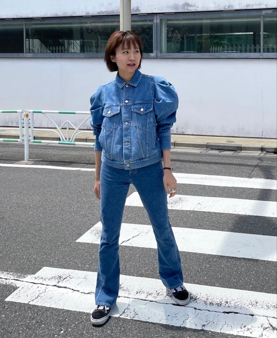 ジャケット・アウター HOLIDAY PUFF SLEEVE DENIM JACKET