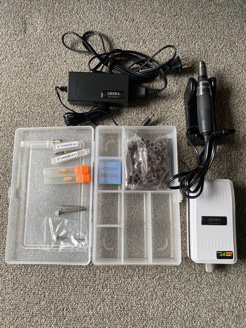 URAWA3 ポータブルネイルマシーン　ホワイト