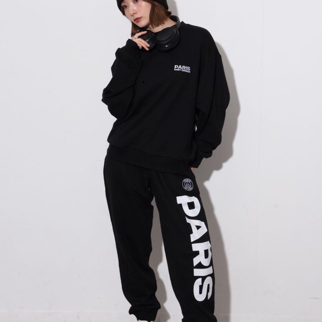【新品】 パリサンジェルマン スウェットセットアップ (ブラック) おまけ付き