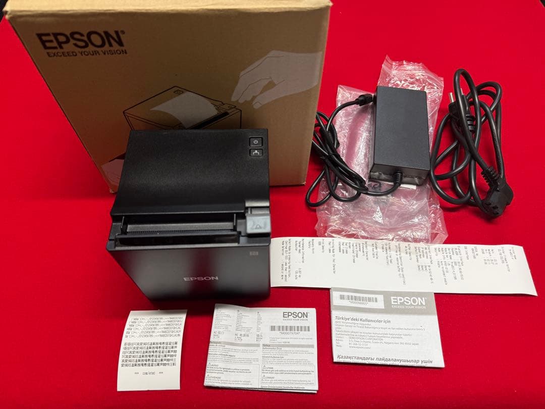 使用極少 EPSON TM-m30Ⅱ-H ブラック レシートプリンター ④