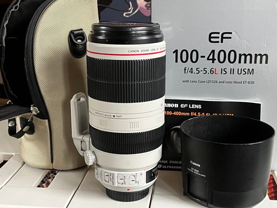 美品CANON EF 100-400mm F4.5-5.6L IS II