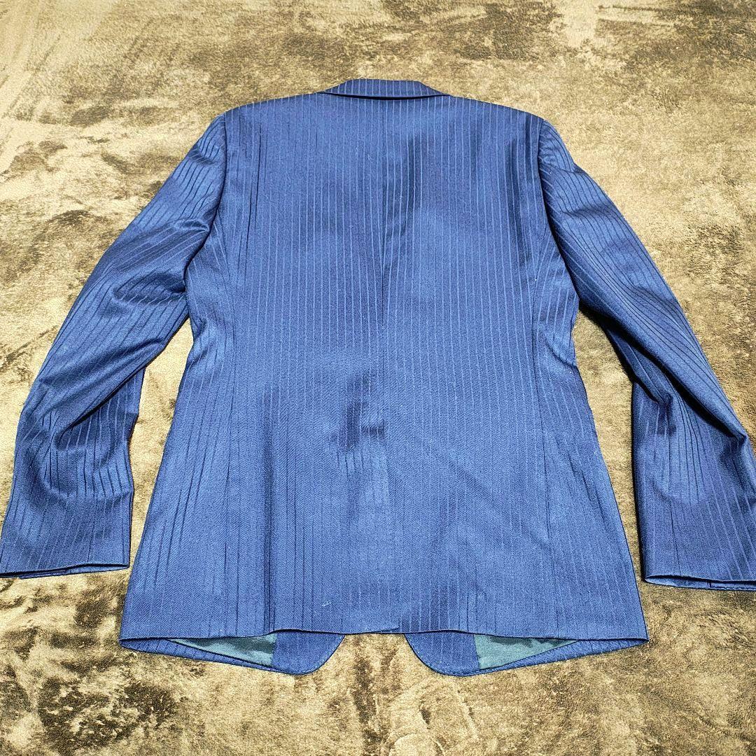 スーツセレクト スリーピーススーツ ネイビー系ストライプ Y7